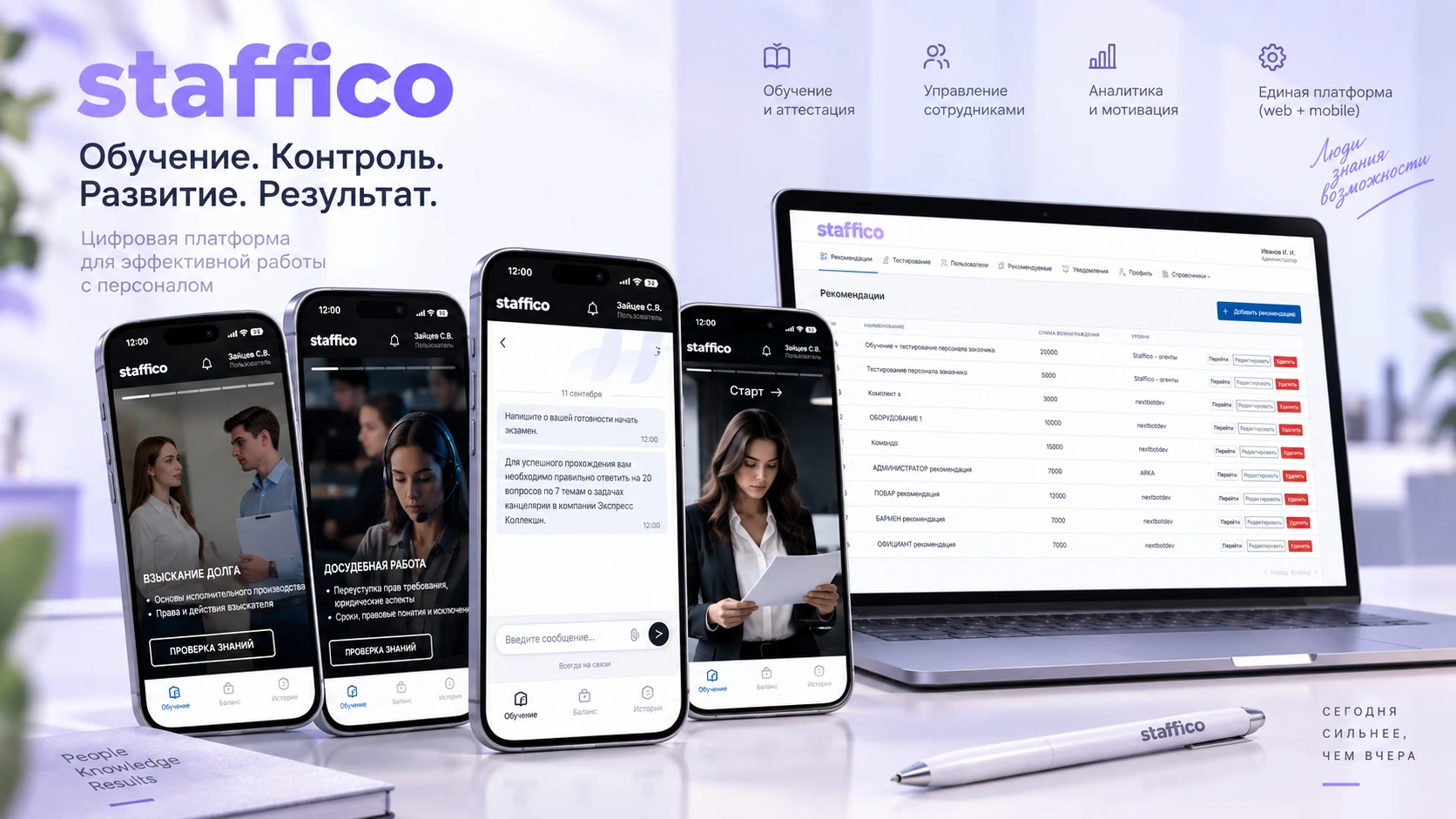 Staffico мобильные приложения